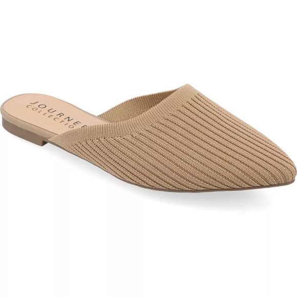 Journee Collection Aniee Knit Mules Women's Size 8 1/2 NIB - Picture 1 of 4